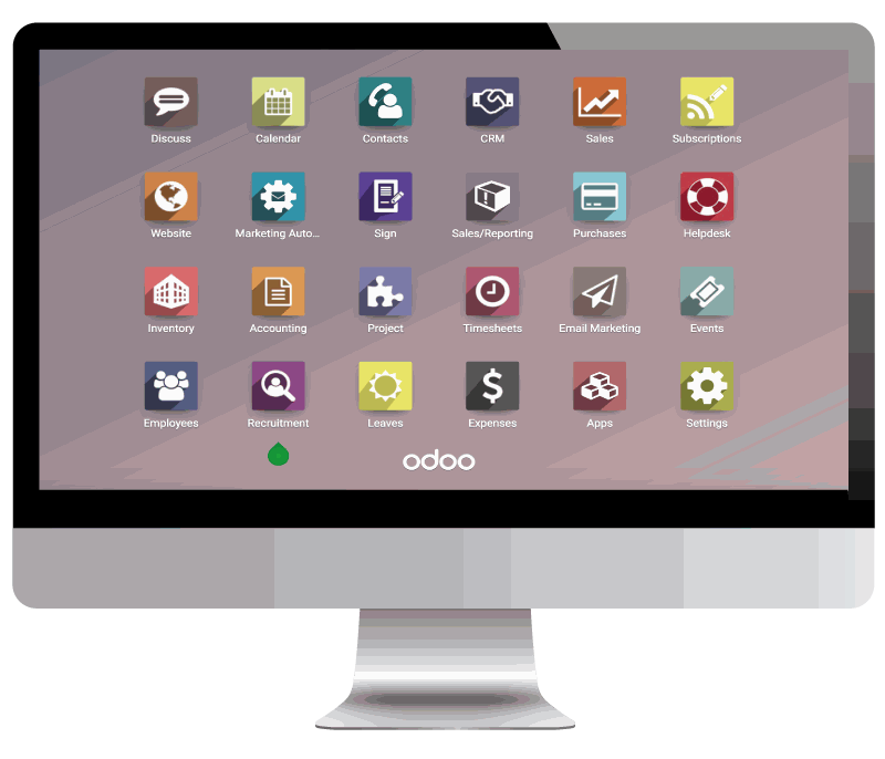 Odoo image and text block