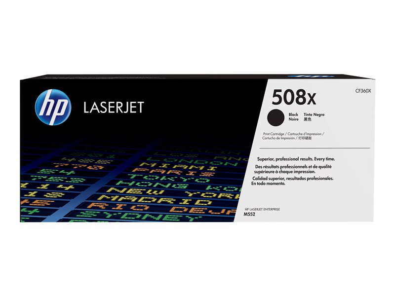 HP 508X - Lång livslängd - gul - original - LaserJet - tonerkassett (CF362X) - för LaserJet Enterprise MFP M577